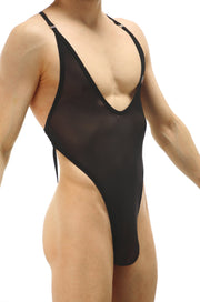 BodyThong Tarare Net Negro