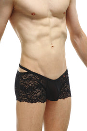 Boxer Baden Lace Black