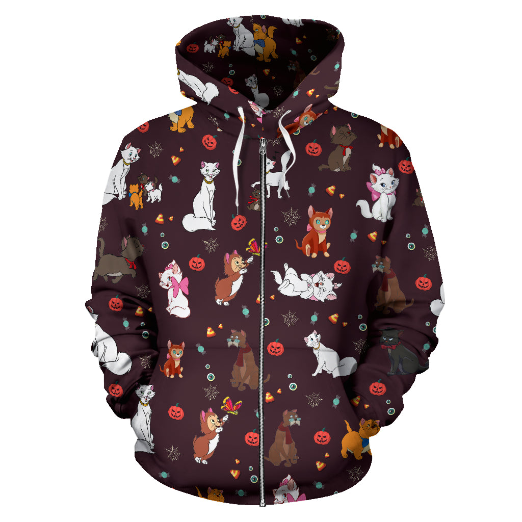 halloween zip up hoodie