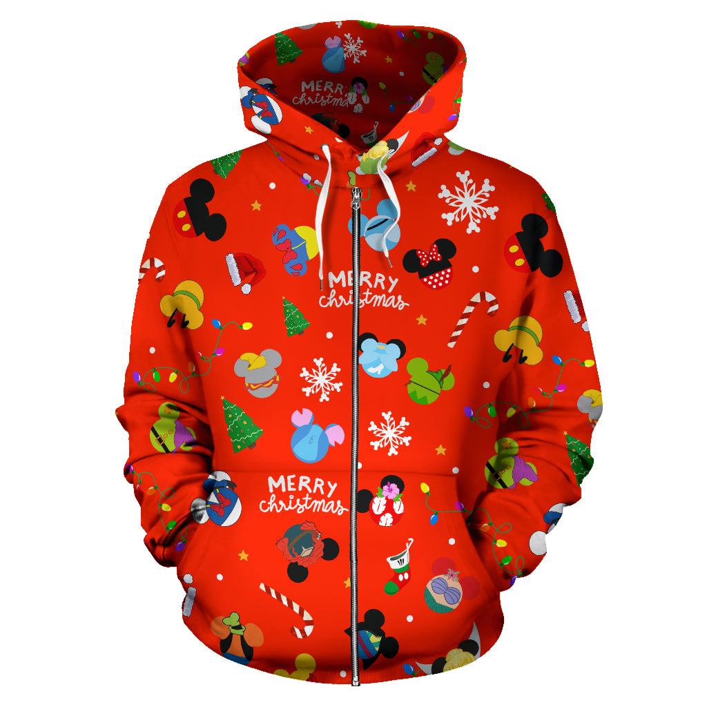 zip up disney hoodie