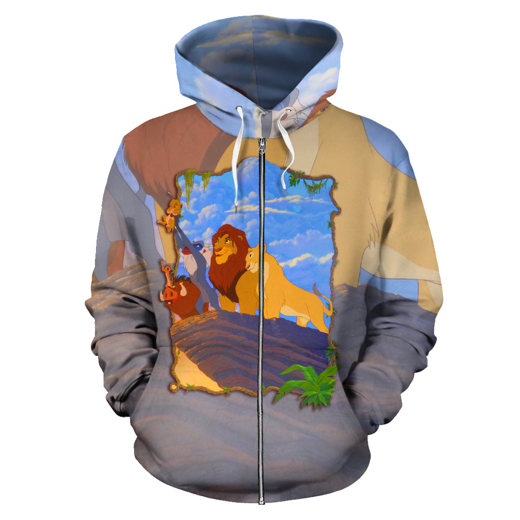 lion king zip hoodie