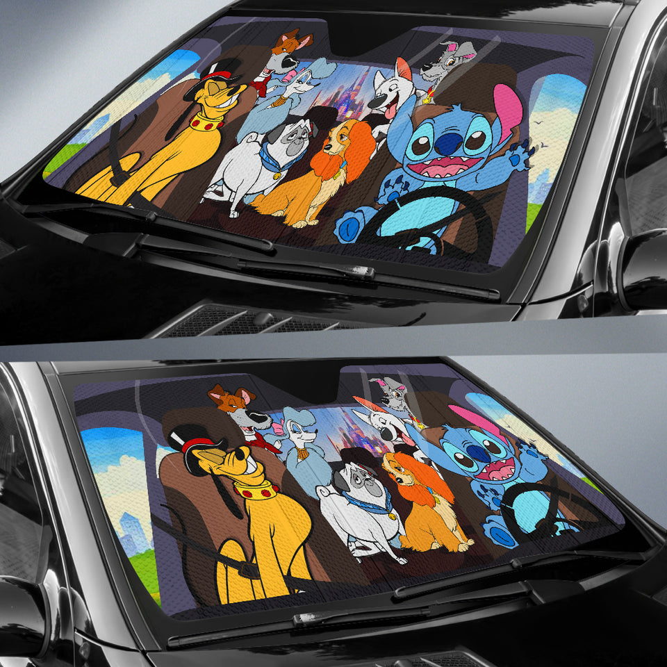 disney cars windshield sun shade