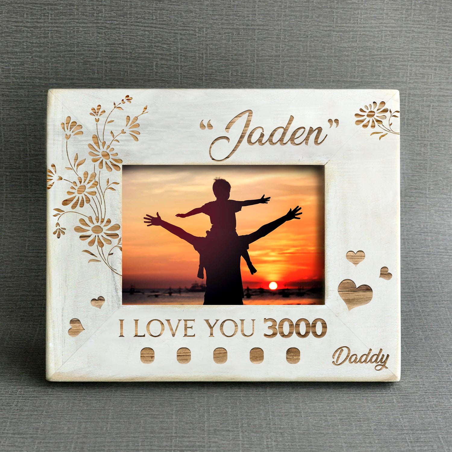 I Love You 3000 Wooden Frame Vepats Com Have Simple Your Way