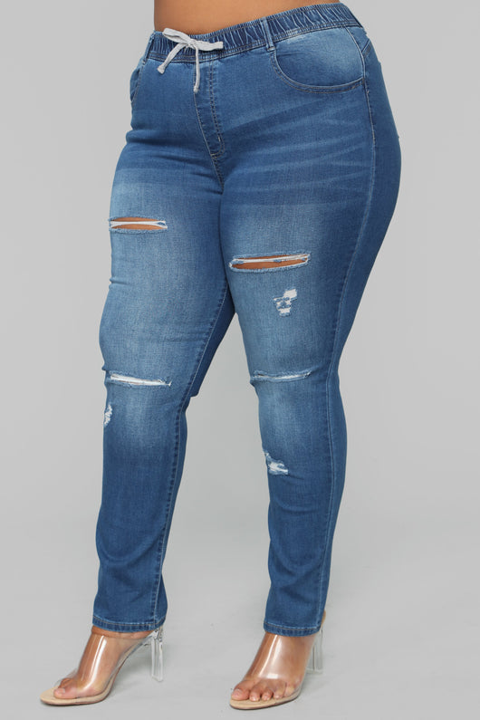 khaliah jogger jeans