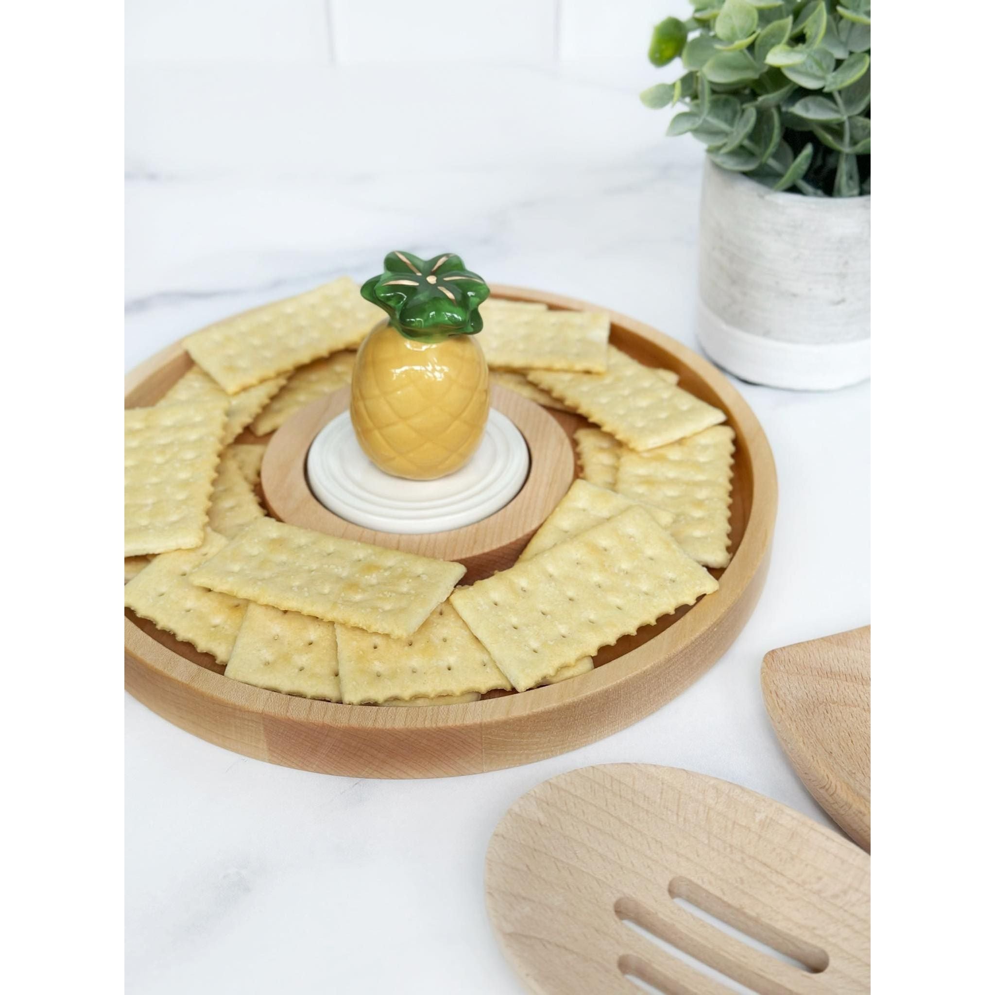 Nora Fleming Maple Cracker Round - 8" Diameter