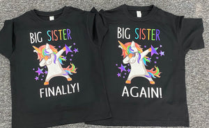 Unicorn sister Tshirts