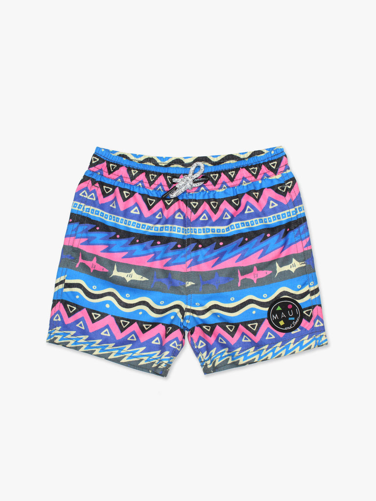 Boys Stoker Pool Shorts in Blue