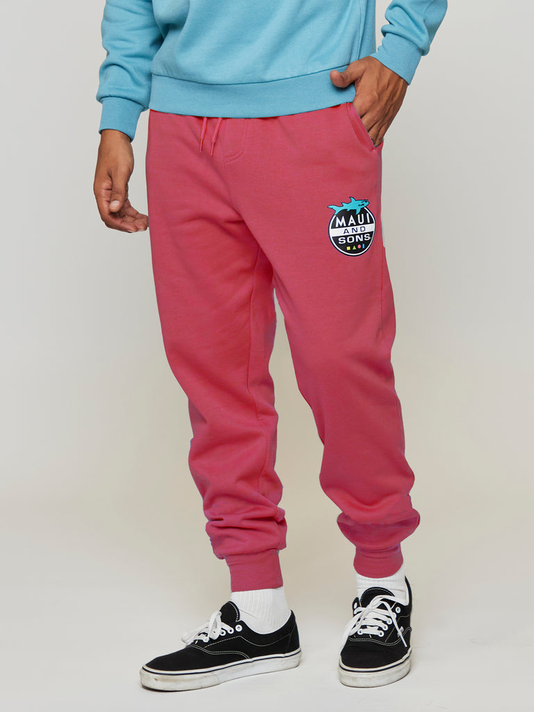 Invasion Jogger Sweatpant in Deep Coral