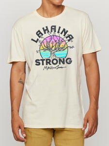 Lahaina Strong T-Shirt in Off-White