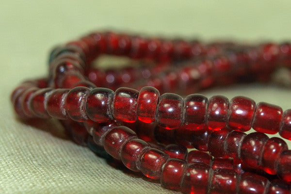 cranberry beads