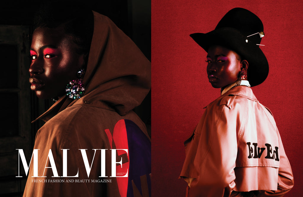 Jolita Jewellery's earrings for Malvie Magazine editorial