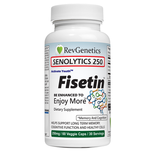 SENOLYTICS 250: Fisetin Supplement 250mg Mind & Lifespan