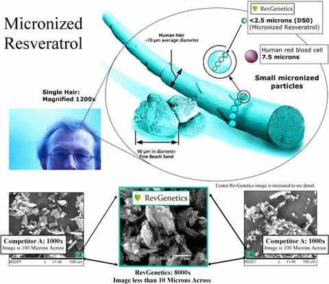 Resveratrol Súper Micronizado RevGenetics