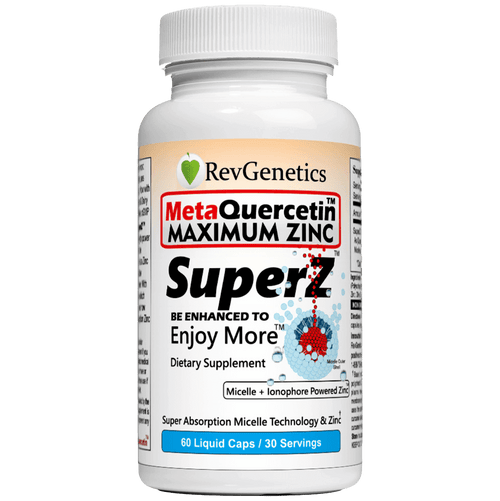 MetaQuercetin SuperZ: Micelle + Ionophore Powered Zinc™ - PreOrder will be announced soon