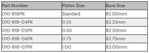 Sea Doo 800 (All) - WSM Platinum Series Individual Piston Kit - 2-Stroke