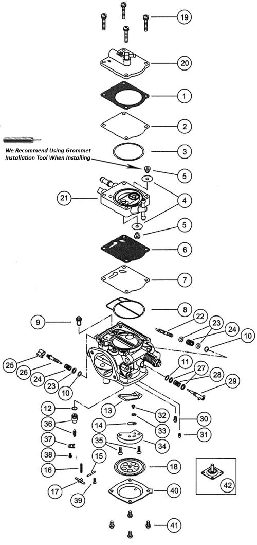 Yamaha GP800R & GP1200R WaveRunner Carburetor Parts