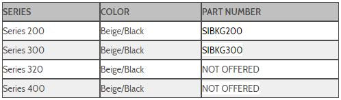 Beige/Black Registration Number Kits