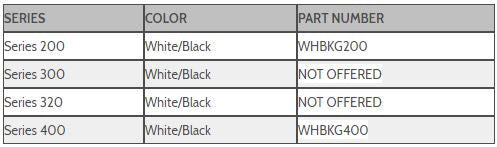 White/Black Registration Number Kits