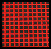 Hydro Turf 2-Tone Black on Red Cut Waffle Mat