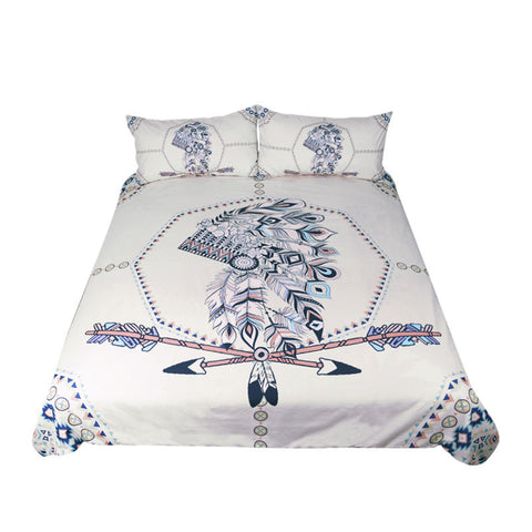 Beddingoutlet Indian Feathers Bedding Set Tribal Duvet Cover Boys