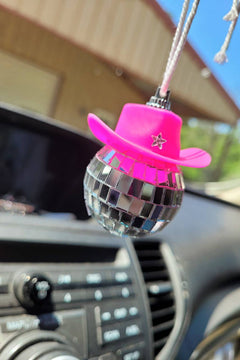 Disco Cowgirl Car Charm