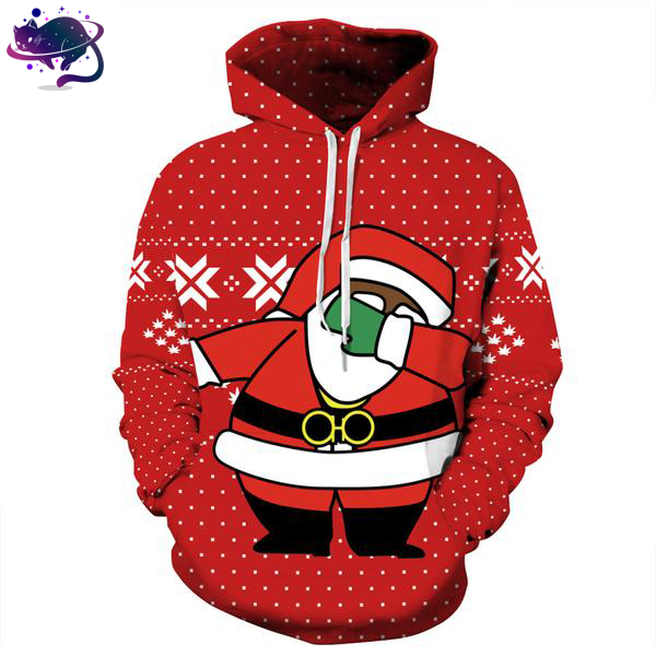 dabbing santa hoodie