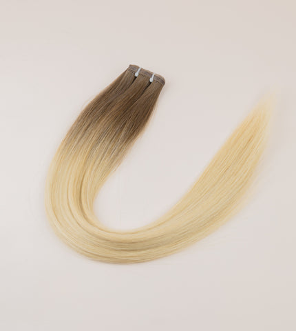 flat weft extensions