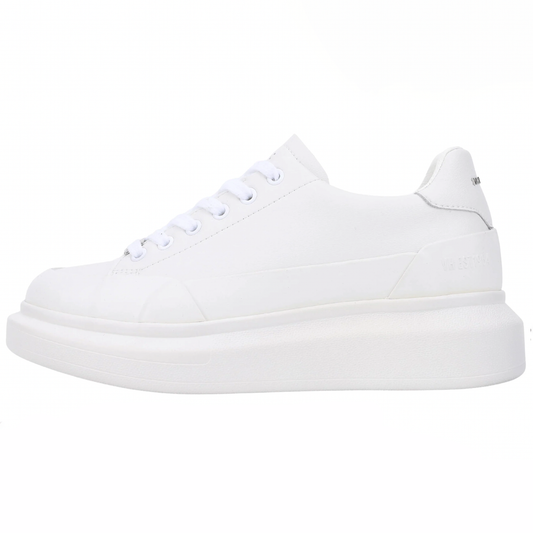 STEVE MADDEN SNEAKER POSSESSION 1910 WHITE/GUN - Style Woerden