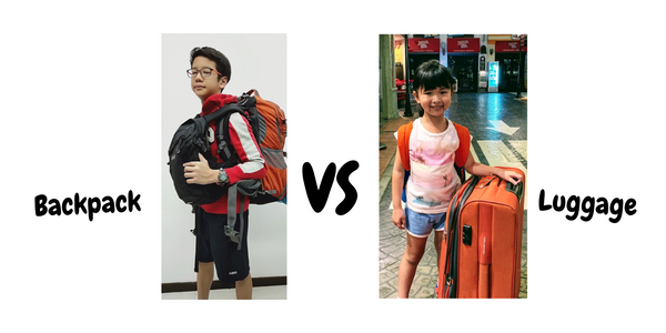 Backpack or luggage?