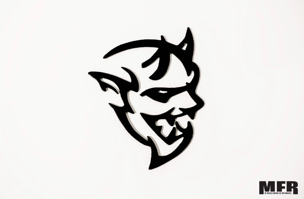 Dodge Demon Logo Drawing