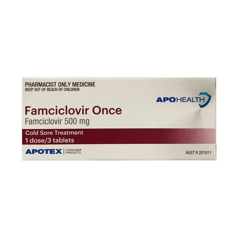 famciclovir dosage for cold sores