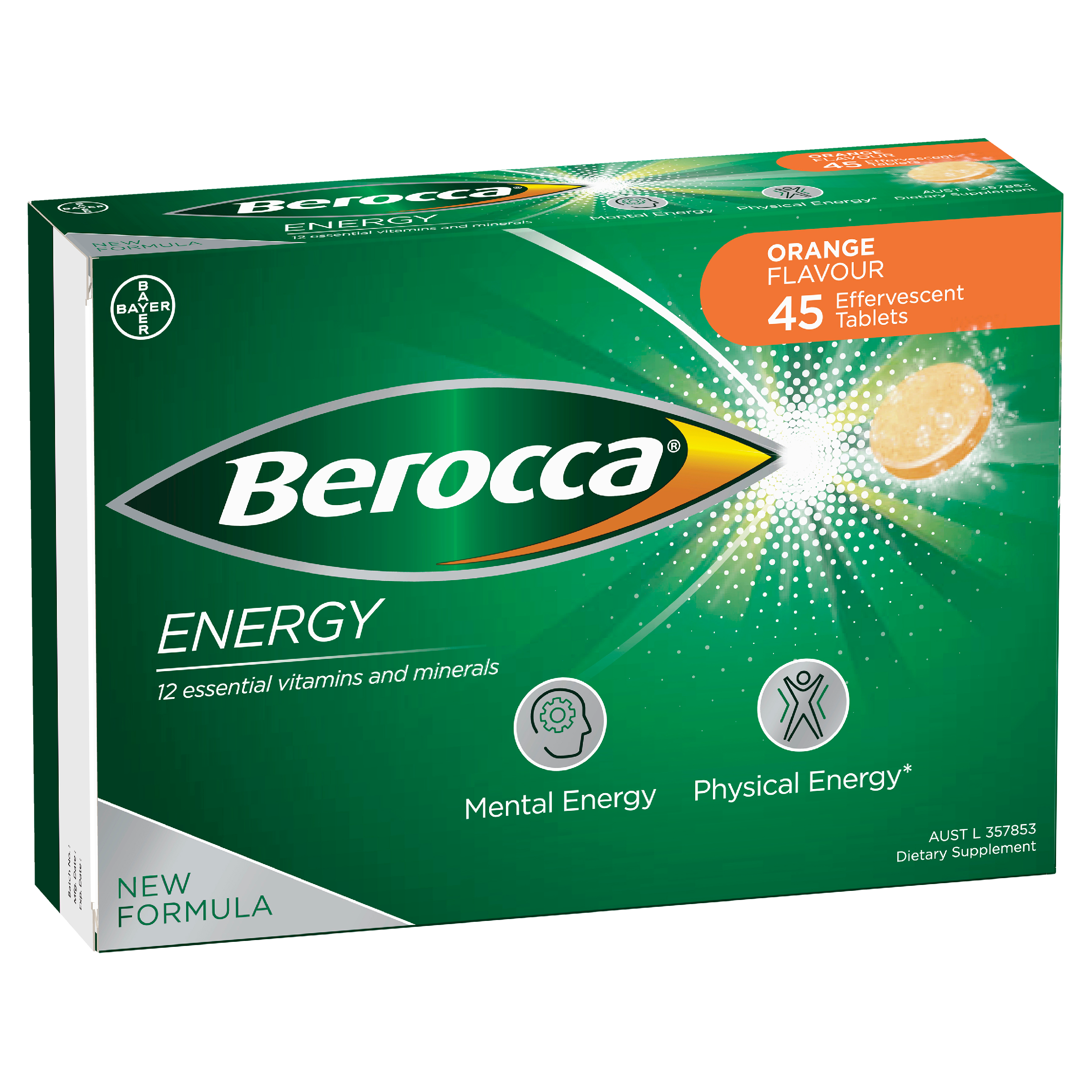 Berocca Performance 50+ Effervescent 30 Tablets