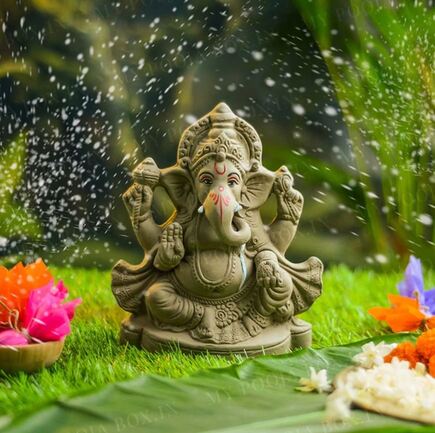 9INCH Avighna Eco-Friendly Ganpati