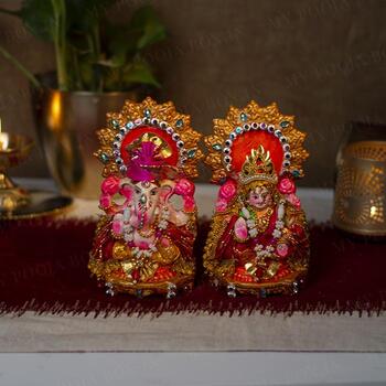 Eco-Friendly Laxmi Ganesha Idol