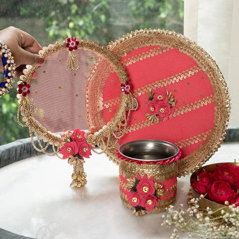 karwa chauth thali set