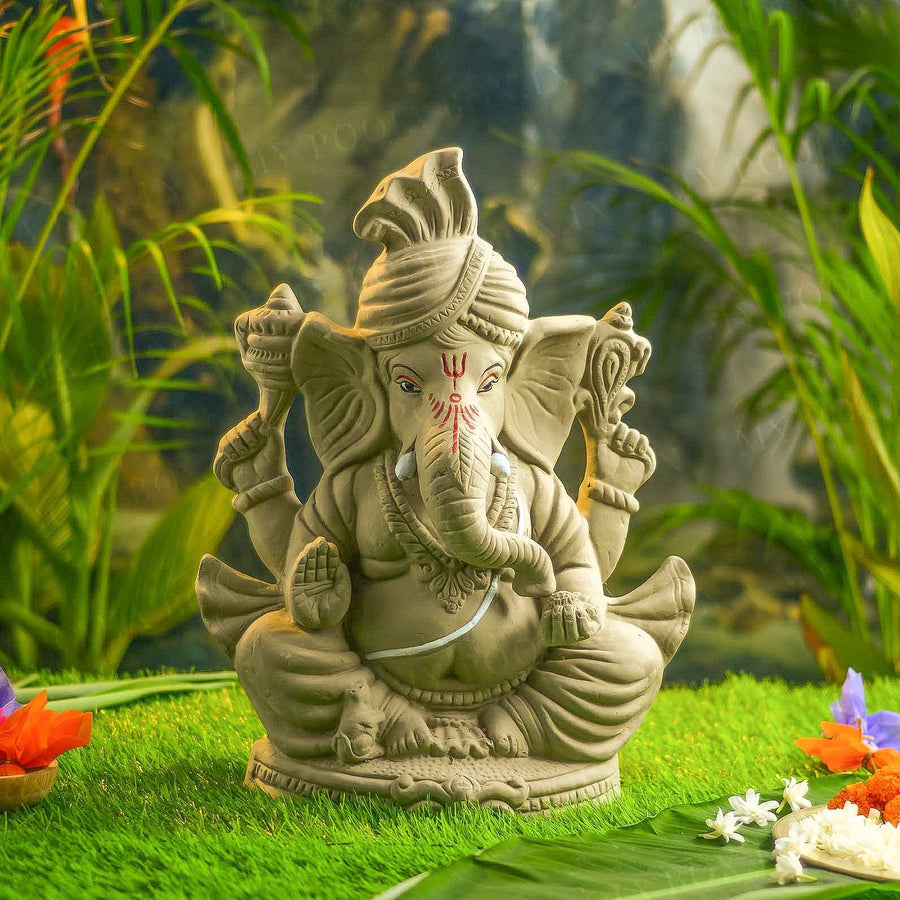 Buy 1.5FEET Rudveda Eco-Friendly Ganpati | Plant-A-Ganesha Online ...