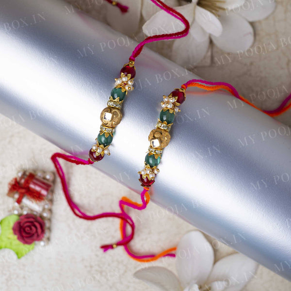 Gold Rakhi