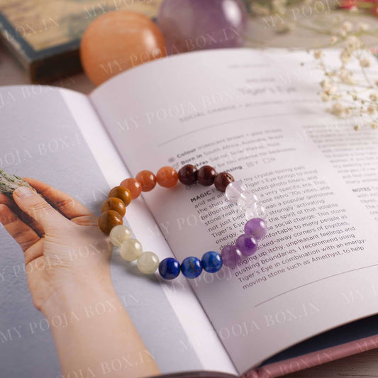 Buy 7 Chakra Beaded Bracelet Online in India 