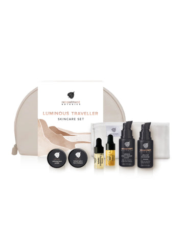 Luminous Traveler Skincare Set | Retreatment Botanics | Nourished