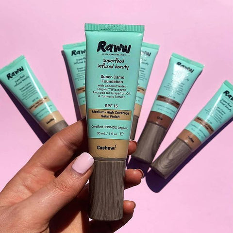 Raww Cosmetics | Foundation SPF 15 | Suncare | Sunprotection