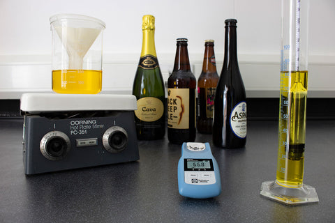 Refractometer for measuring of ABV (alcohol by volume) 