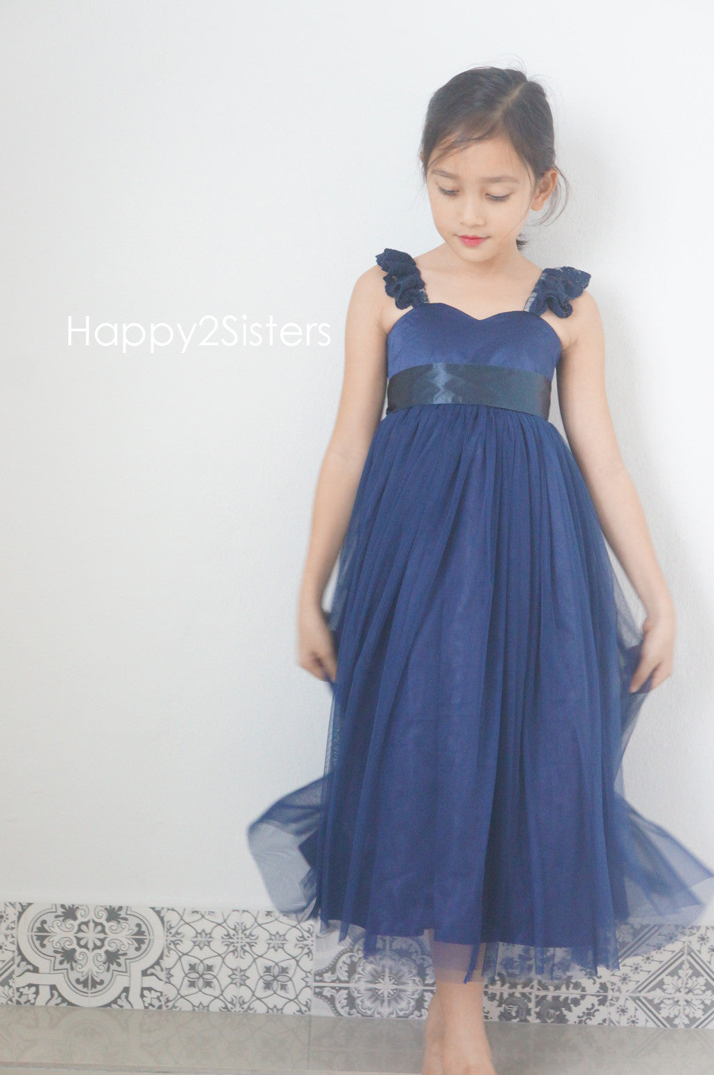 rustic blue dress