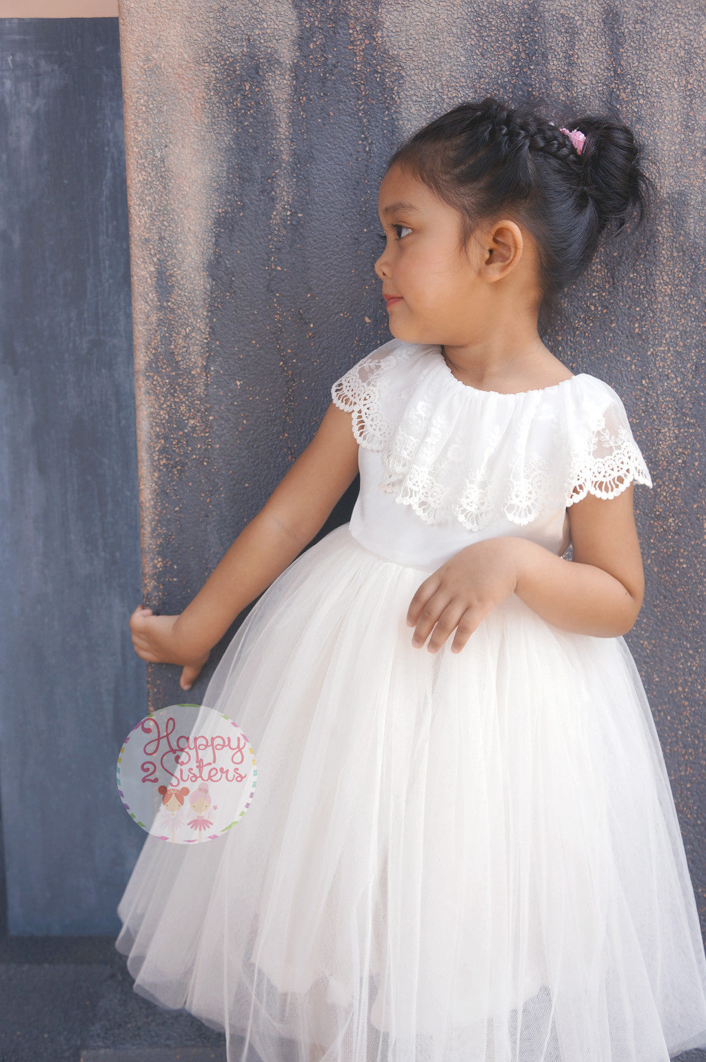 Ivory Flower Girl Dress Vintage Flower Girl Dress Girl Gown