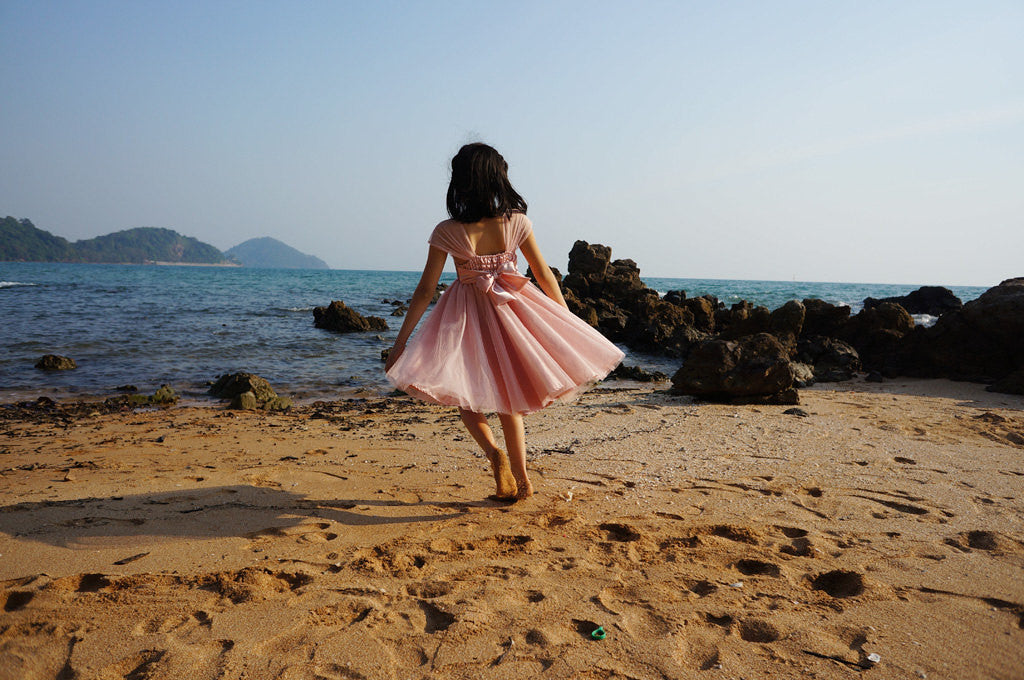 coast flower girl dresses