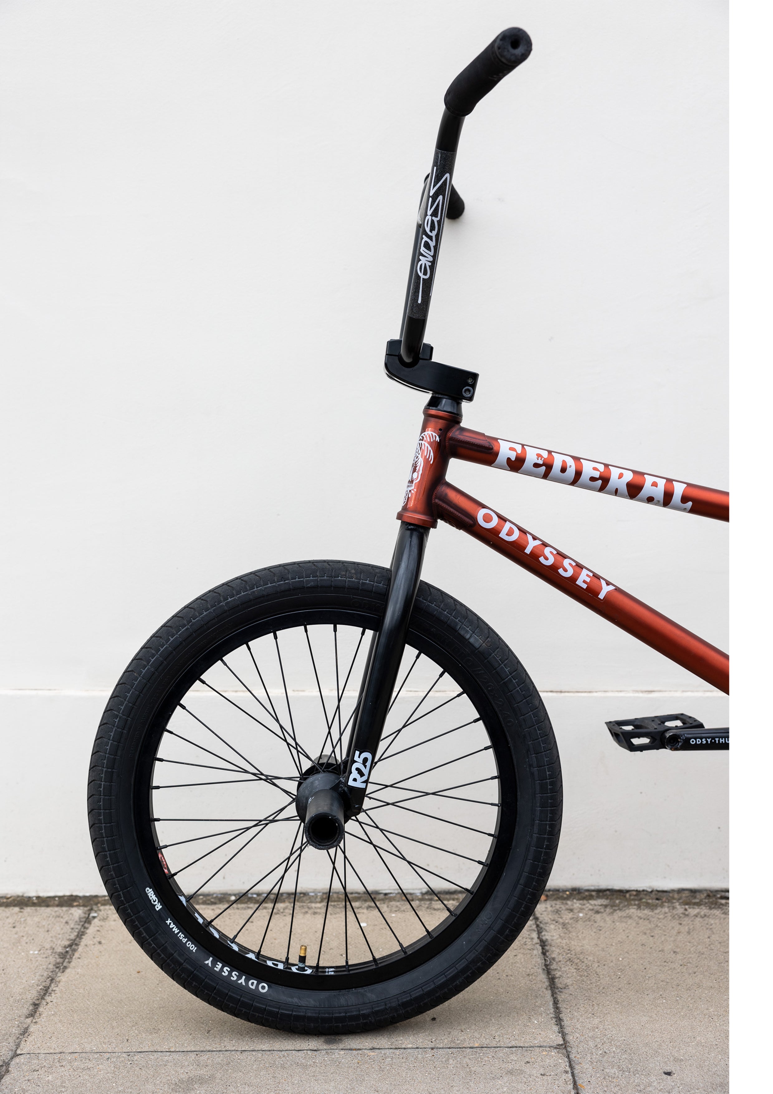 Boyd Hilder Federal Bikes BMX Check 2022 matt trans dark brown ics2 frame