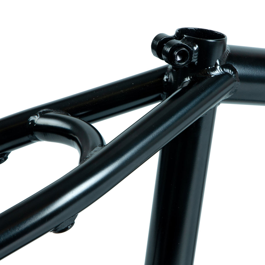 black bmx frame