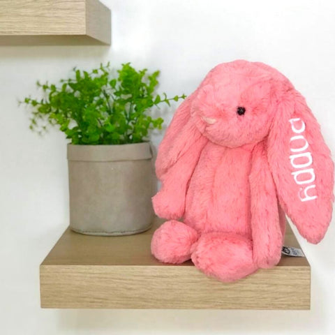 coral jellycat bunny