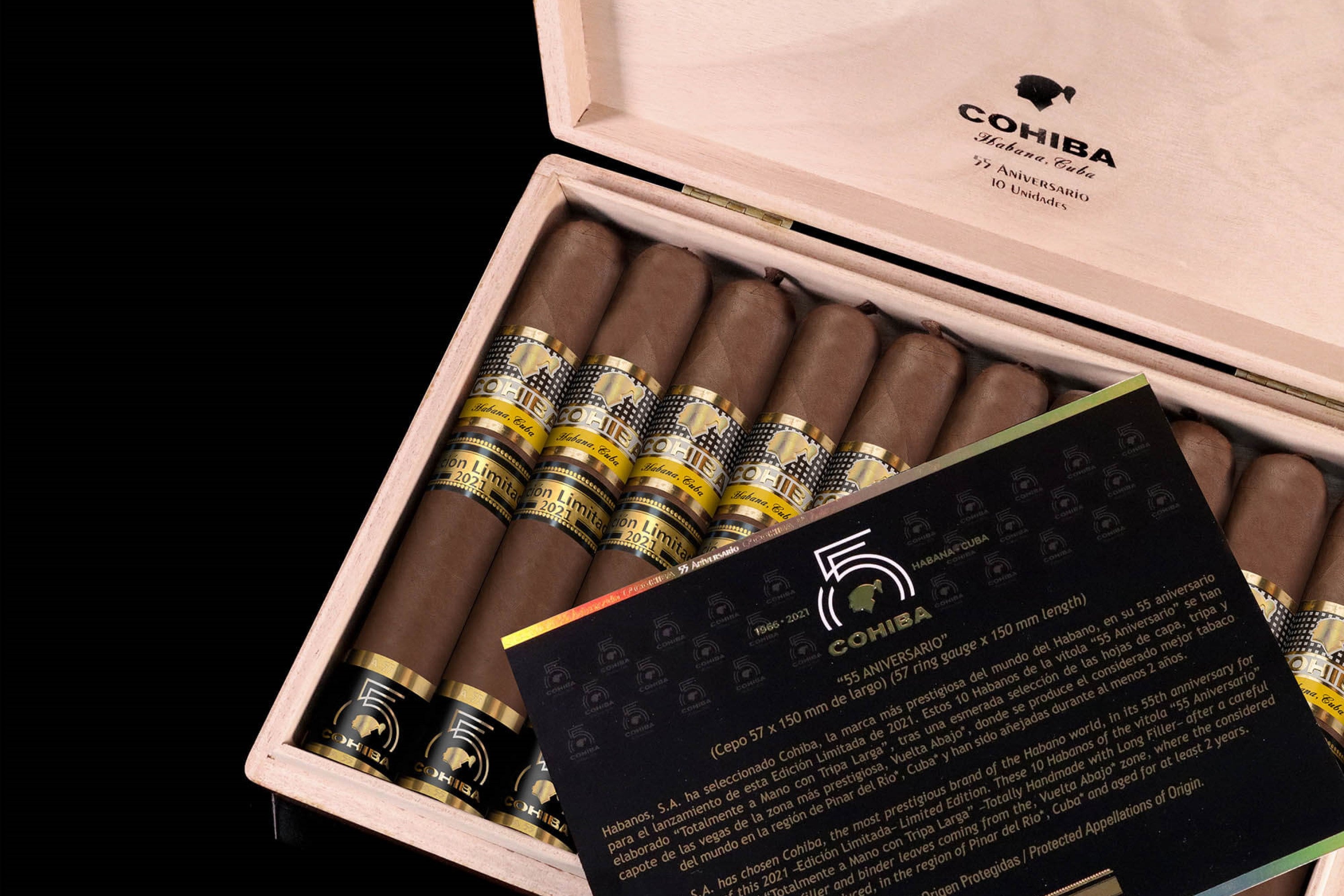 The Cohiba 55 Aniversario Limited Edition Habano for 2021