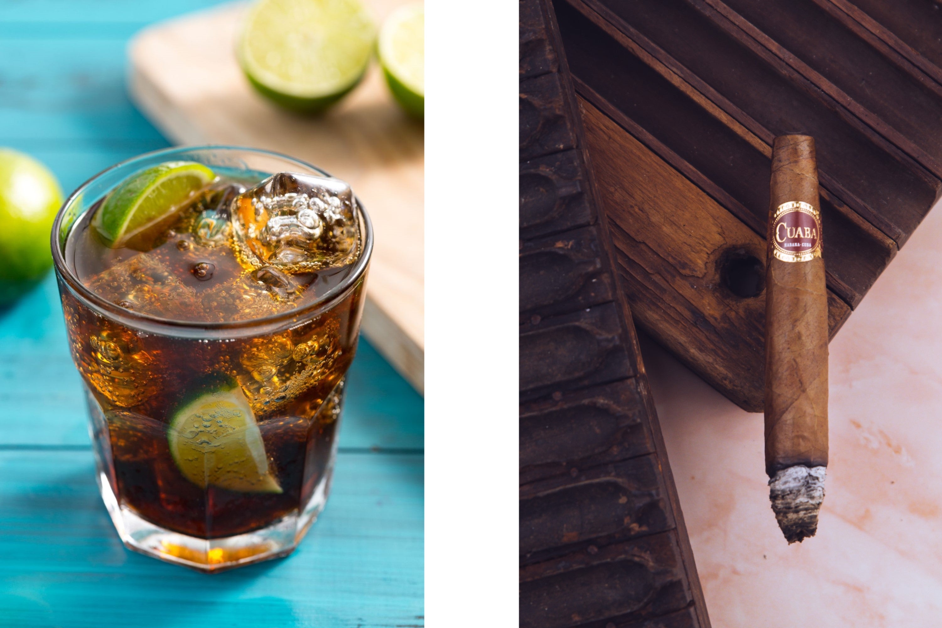 Cuba Libre paired with Cuaba Exclusivos