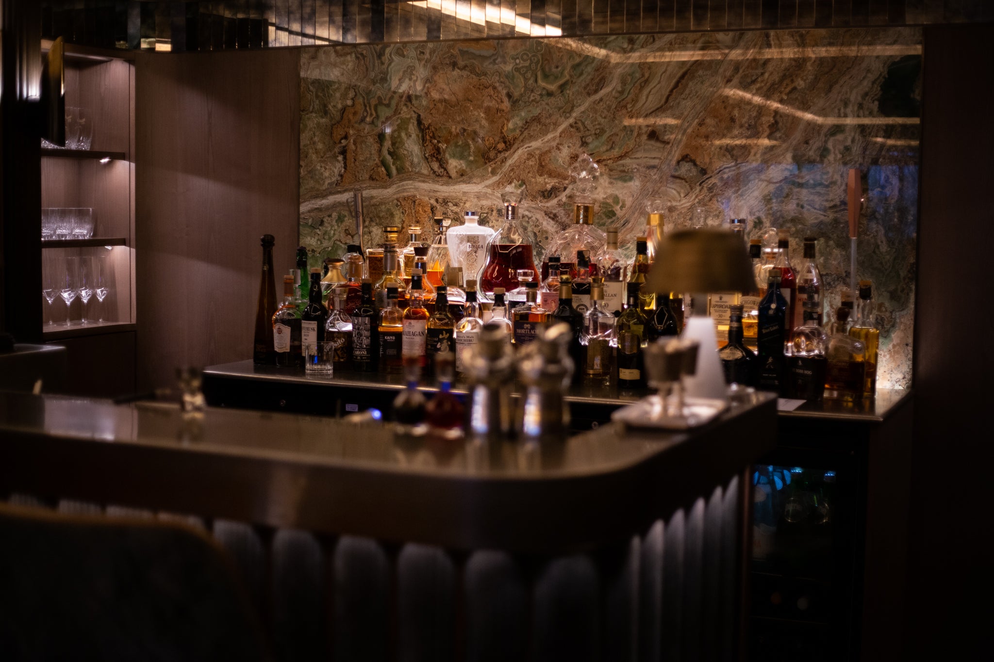 The bar at Oscuro is worth a visit for its selection alone.